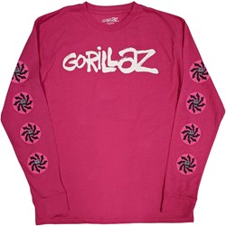 Gorillaz - Unisex Repeat Pazuzu Long Sleeve T-Shirt