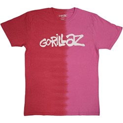 Gorillaz - Unisex Two-Tone Brush Logo T-Shirt