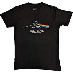 Pink Floyd - Unisex 50Th Prism Logo T-Shirt
