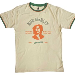 Bob Marley - Unisex Thing Called Love Ringer T-Shirt