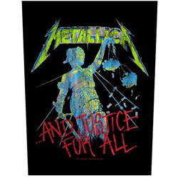 Metallica - Unisex And Justice For All Back Patch
