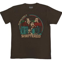 The Rolling Stones - Unisex Some Girls Shattered T-Shirt