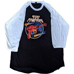 Foo Fighters - Unisex Ray Gun Raglan T-Shirt