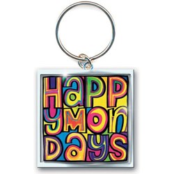Happy Mondays - Unisex Dayglo Logo Keychain