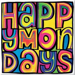 Happy Mondays - Unisex Dayglo Logo Fridge Magnet
