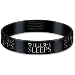 While She Sleeps - Unisex Logo Gummy Wristband