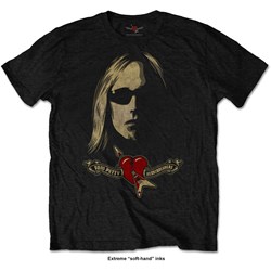 Tom Petty & The Heartbreakers - Unisex Shades & Logo T-Shirt