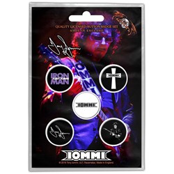 Tony Iommi - Unisex Iommi Button Badge Pack