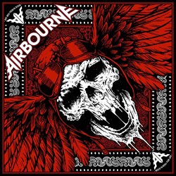 Airbourne - Unisex Red Skull Bandana