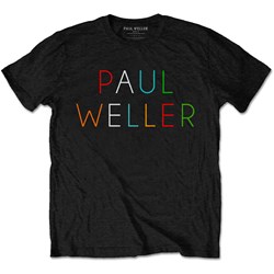 Paul Weller - Unisex Multicolour Logo T-Shirt