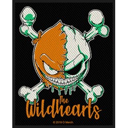 The Wildhearts - Unisex Green Skull Standard Patch