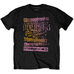 Stereophonics - Unisex Logos T-Shirt