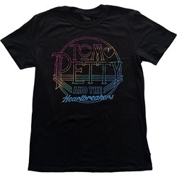 Tom Petty & The Heartbreakers - Unisex Circle Logo T-Shirt
