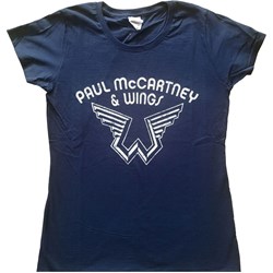 Paul McCartney - Womens Wings Logo T-Shirt