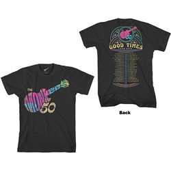 The Monkees - Unisex Guitar Discography T-Shirt