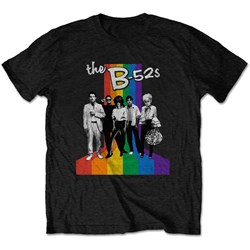 B52s - Unisex Rainbow Stripes T-Shirt