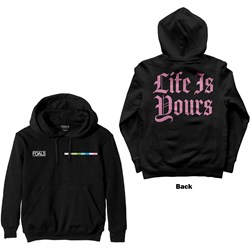 Foals - Unisex Life Is Yours Text Pullover Hoodie
