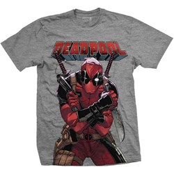 Marvel Comics - Unisex Deadpool Big Print T-Shirt