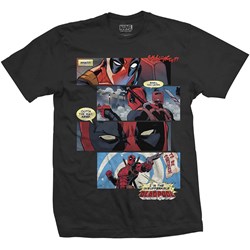 Marvel Comics - Unisex Deadpool Strips T-Shirt