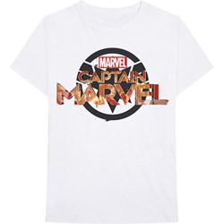 Marvel Comics - Unisex Captain Marvel New Logo T-Shirt