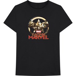 Marvel Comics - Unisex Captain Marvel Star Logo T-Shirt