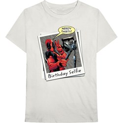 Marvel Comics - Unisex Deadpool Birthday Selfie T-Shirt