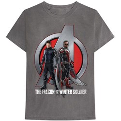 Marvel Comics - Unisex Falcon & Winter Soldier A Logo T-Shirt