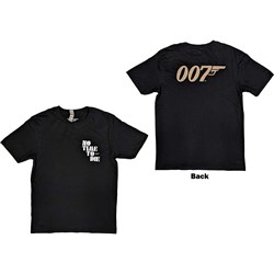 James Bond 007 - Unisex No Time To Die & Logo T-Shirt