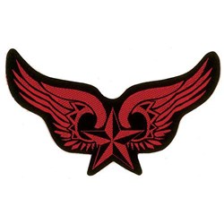 Generic - Unisex Winged Nautical Star Standard Patch