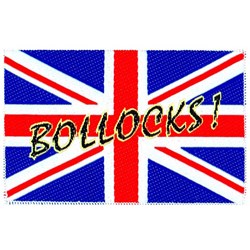 Generic - Unisex Union Jack/Bollocks! Standard Patch