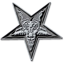 Generic - Unisex Pentagram Pin Badge