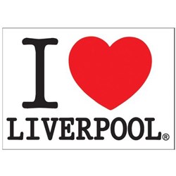 Magic Moments - Unisex I Love Liverpool Postcard