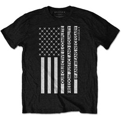 Malcolm X - Unisex Freedom Flag T-Shirt