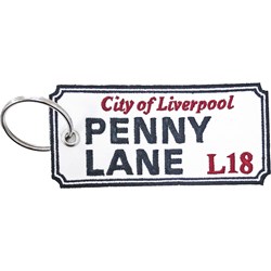 Road Sign - Unisex Penny Lane, Liverpool Sign Keychain