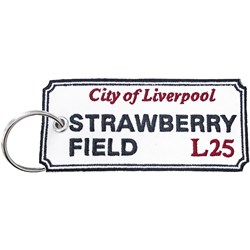 Road Sign - Unisex Strawberry Field, Liverpool Sign Keychain
