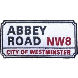Road Sign - Unisex Abbey Road, Nw London Sign Standard Patch