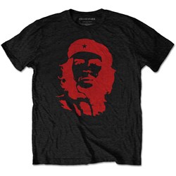 Che Guevara - Unisex Red On Black T-Shirt