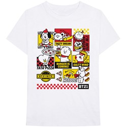 BT21 - Unisex Bite Fast Food T-Shirt