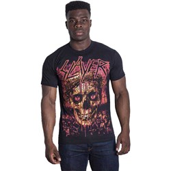 Slayer - Unisex Crowned Skull T-Shirt
