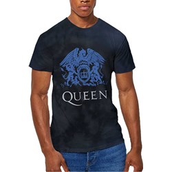 Queen - Unisex Blue Crest T-Shirt