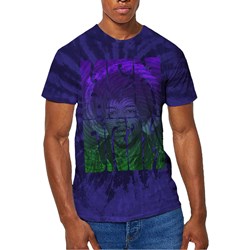 Jimi Hendrix - Unisex Swirly Text T-Shirt