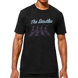 The Beatles - Unisex Crossing Silhouettes Hi-Build T-Shirt