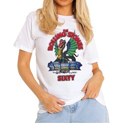 The Rolling Stones - Womens Sixty Stadium Dragon Hi-Build T-Shirt