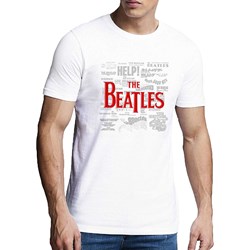 The Beatles - Unisex Titles & Logos Hi-Build T-Shirt