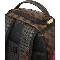 SPRAYGROUND brown case bag pink drip - unique, brown, brown
