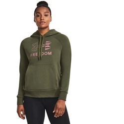 Under Armour - Womens Freedom Logo Rival Hoodie