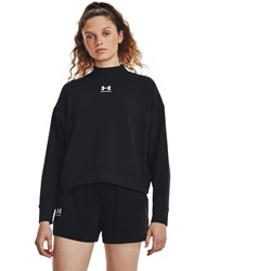 Under Armour - Womens Rival Terry Mock Crew Sweater