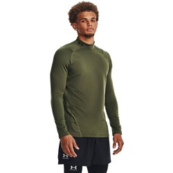 Under Armour - Mens Coldgear Armour Fitted Mock Long-Sleeve T-Shirt