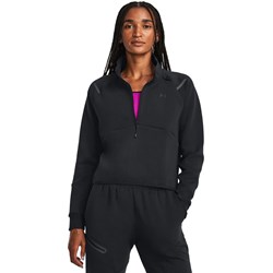 Under Armour - Womens Unstoppable Flc Crop 1/4 Zip Sweater