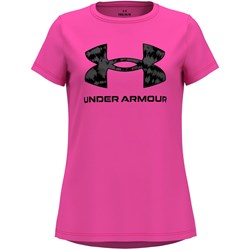 Under Armour - Girls Tech Solid Print Fill Blc T-Shirt